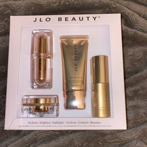 JLo Beauty That JLo Glow 4 Piece Kit Skincare Set Cleanser, Serum, Cream, Boost